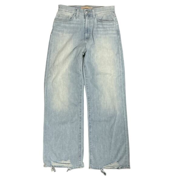 Joe’s Jeans The Blake High Rise Wide Leg Crop Distressed Denim Size 27 NWT - Picture 10 of 10